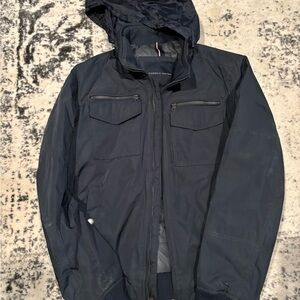 Tommy Hilfiger Men's Dark Navy Hooded Field Jacket
